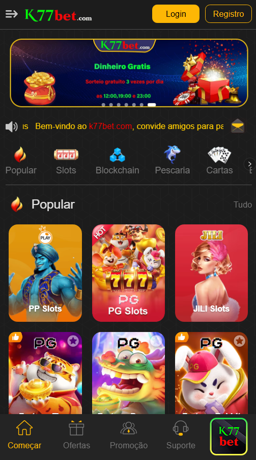 App Mobile k77bet.com