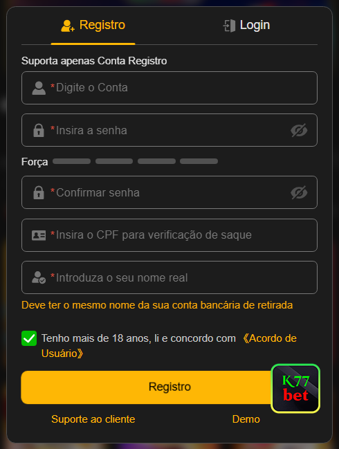 k77bet.com Cadastro Vantagens